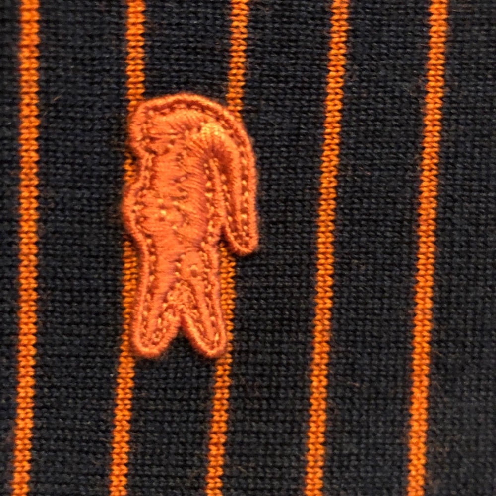 Wool striped turtle neck